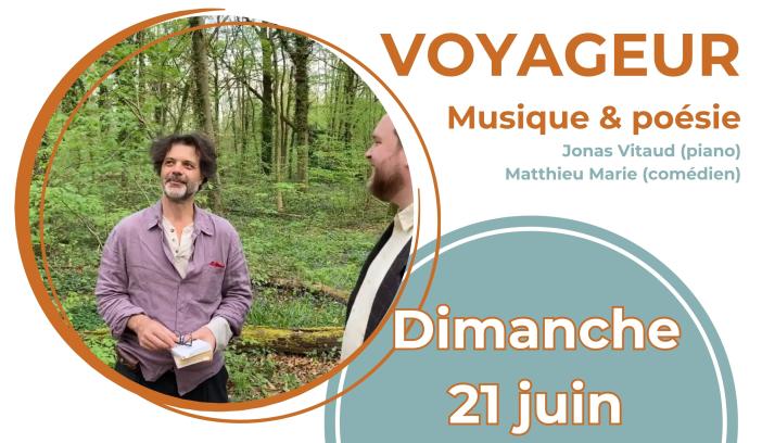 Voyagez entre musique et poésie pour clore cette belle saison culturelle en Haut-Languedoc! LE PIANO VOYAGEUR vous attend le dimanche 21 juin à 15h, à Cambon & Salvergues. Avec Jonas Vitaud, piano  Et Matthieu Marie, comédien  Avec une thématique tournée vers la Nature , concert dédié à la campagne, au culte de la terre, et au folklore populaire.