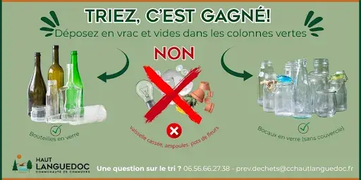 Trie du verre
